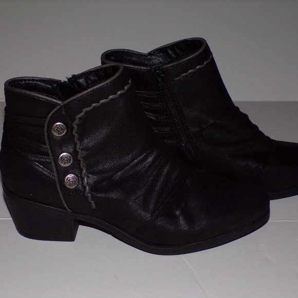 Baretraps Womens Bethany Black Ankle Booties Shoe - Picture 1 of 9